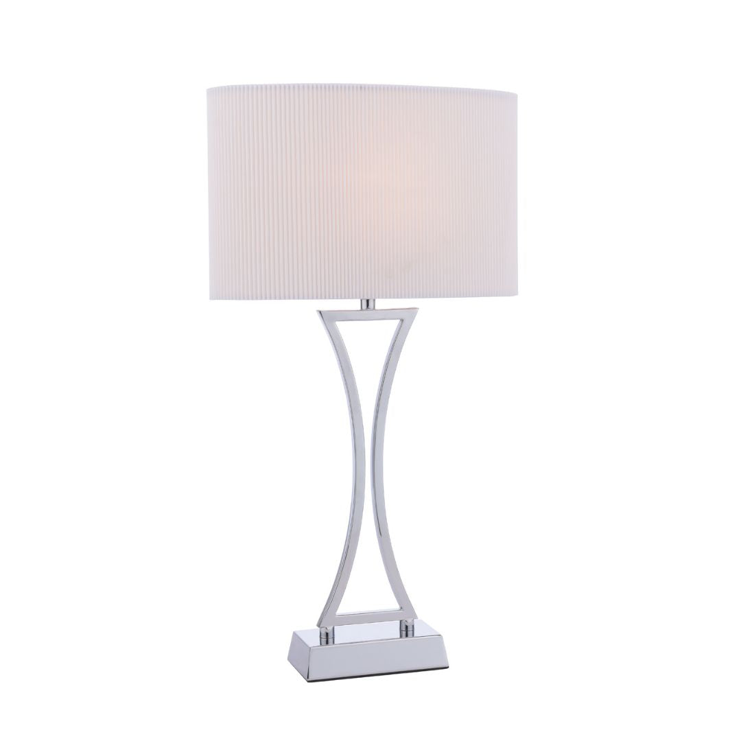 Corrina Polished Chrome Touch Table Lanp