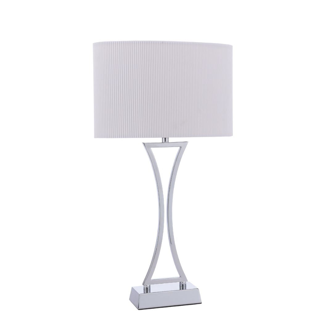 Corrina Polished Chrome Touch Table Lanp