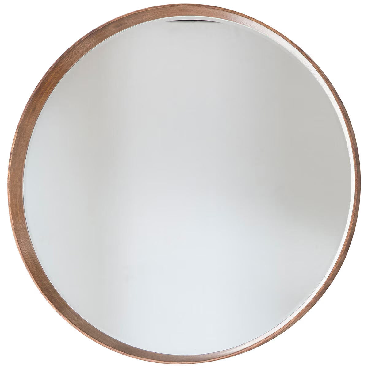 Gallery Keaton Oak round Mirror, 100Cm