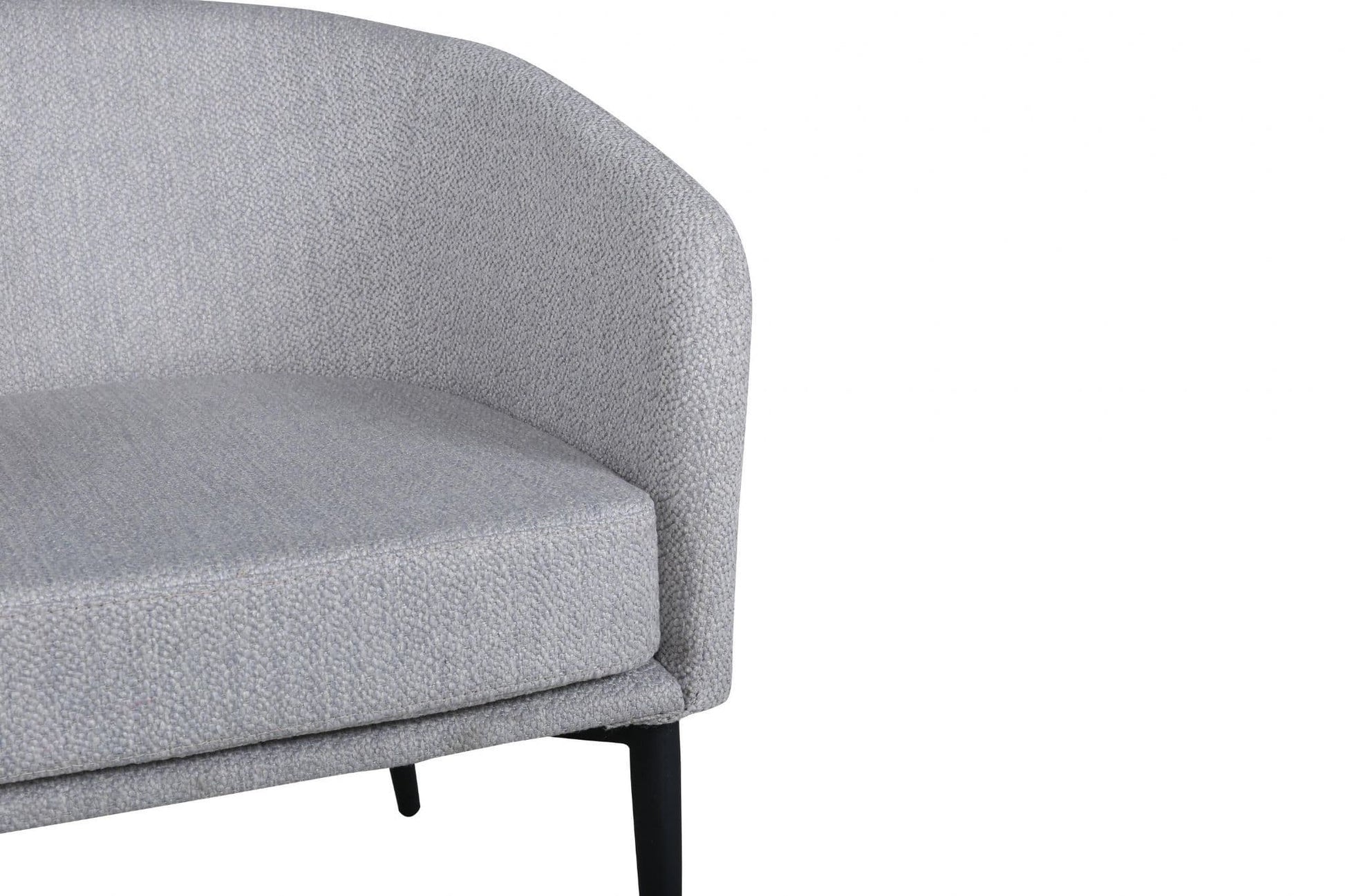 Fluffy Armchair,Grey   BlissVeranda