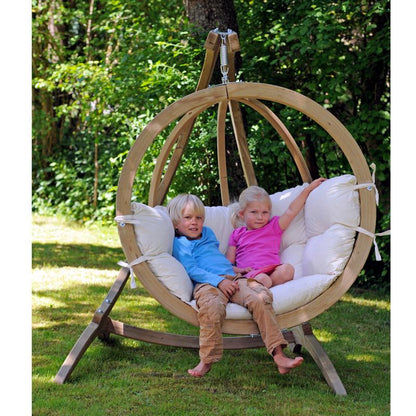 Globo Single Hanging Egg Chair Set