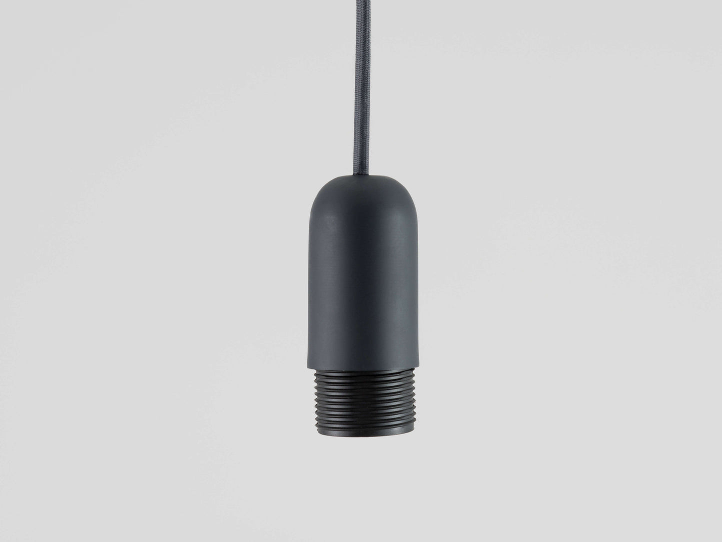Charcoal grey ceiling pendant fitting - BlissVeranda