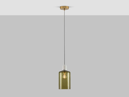 White marble ceiling pendant fitting - BlissVeranda