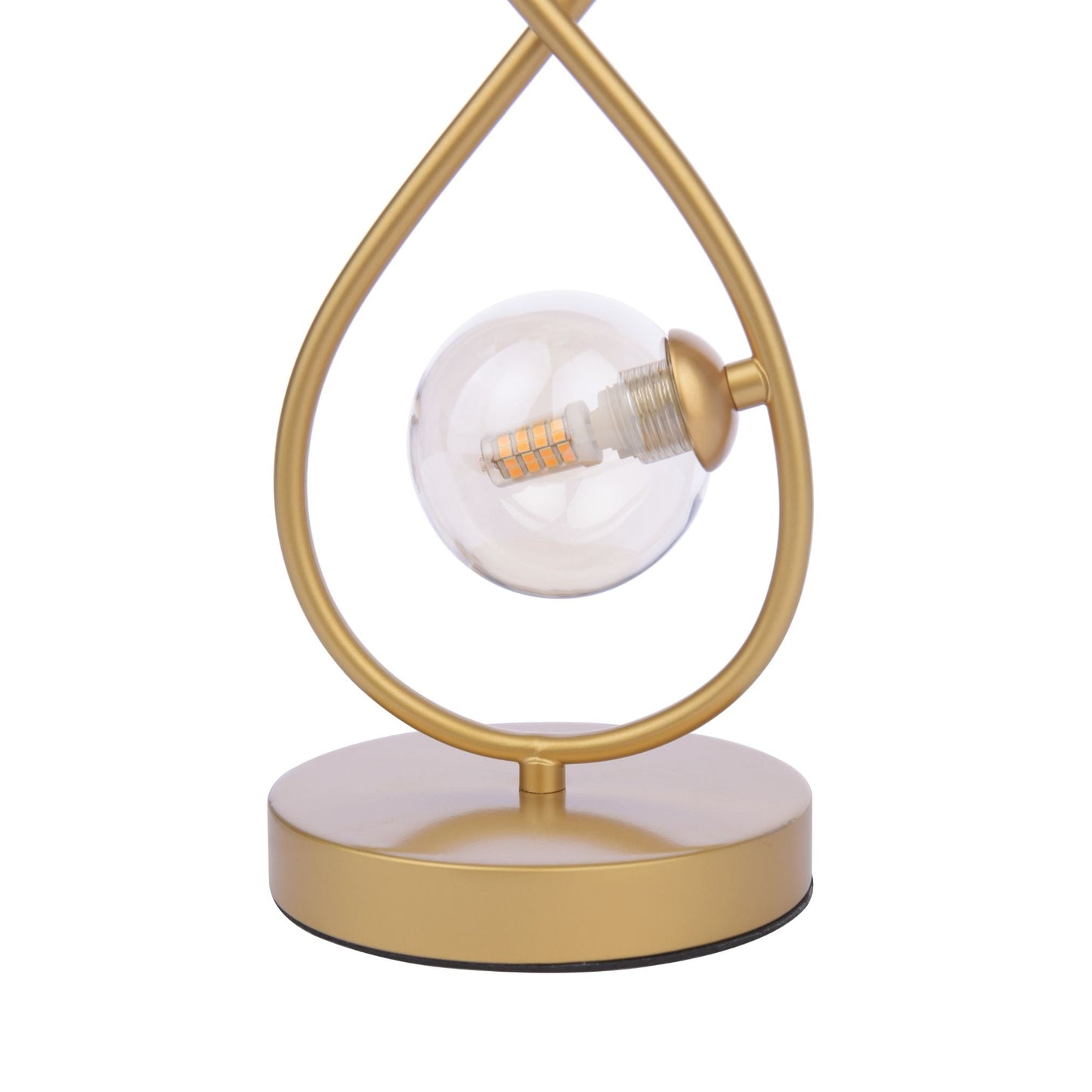 Lena 2 Light Satin Brass Table Lamp