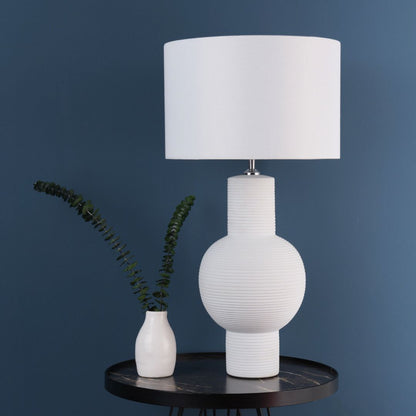 Meredith White Ceramic Table Lamp
