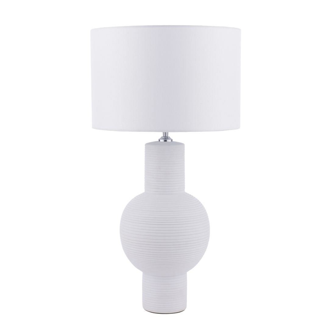 Meredith White Ceramic Table Lamp