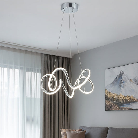 Aurielle Chrome LED Pendant Ceiling Light