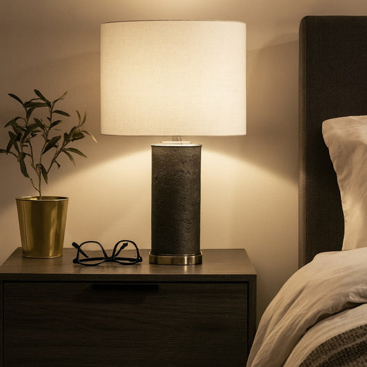 Marcelline Grey Table Lamp