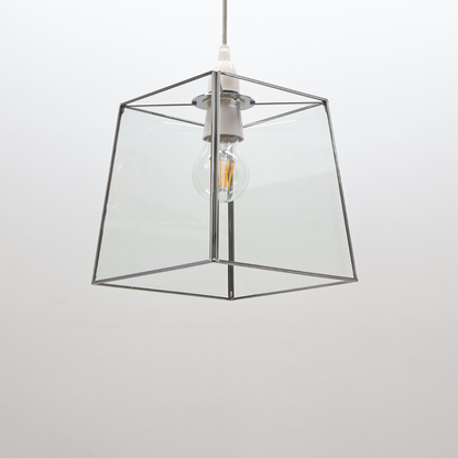 Sable Chrome Glass Easy-Fit Pendant