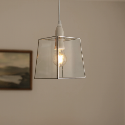 Sable Chrome Glass Easy-Fit Pendant