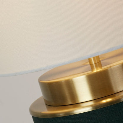 Marriot Green & Antique Brass Table Lamp