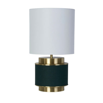 Marriot Green & Antique Brass Table Lamp