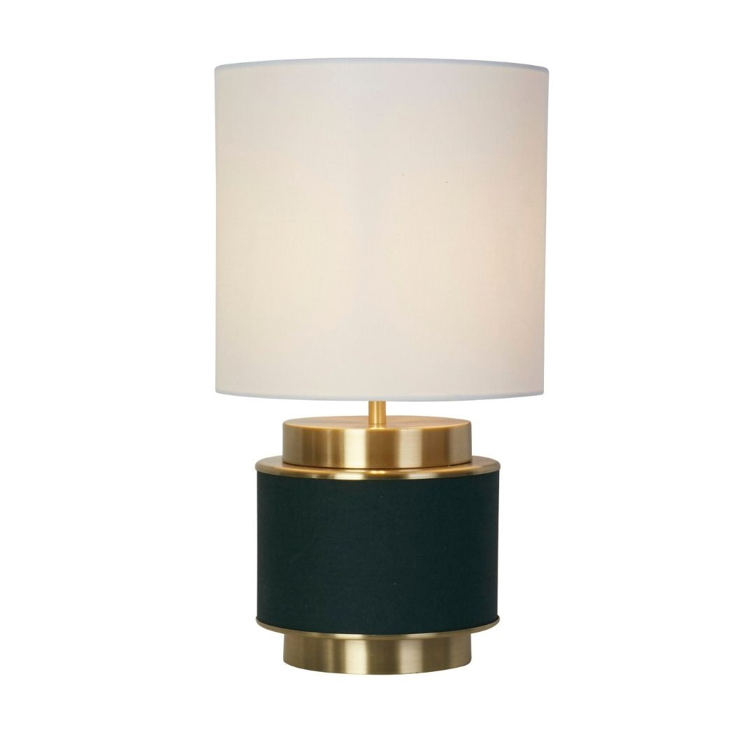 Marriot Green & Antique Brass Table Lamp