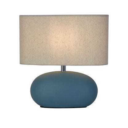 Eveline Blue Ceramic Table Lamp