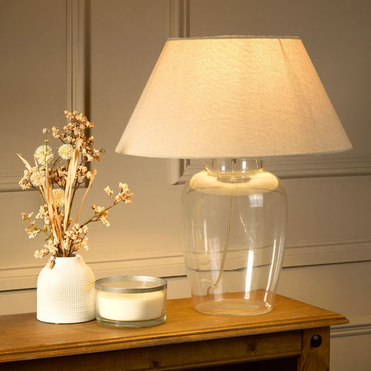 Maxwell Glass Table Lamp