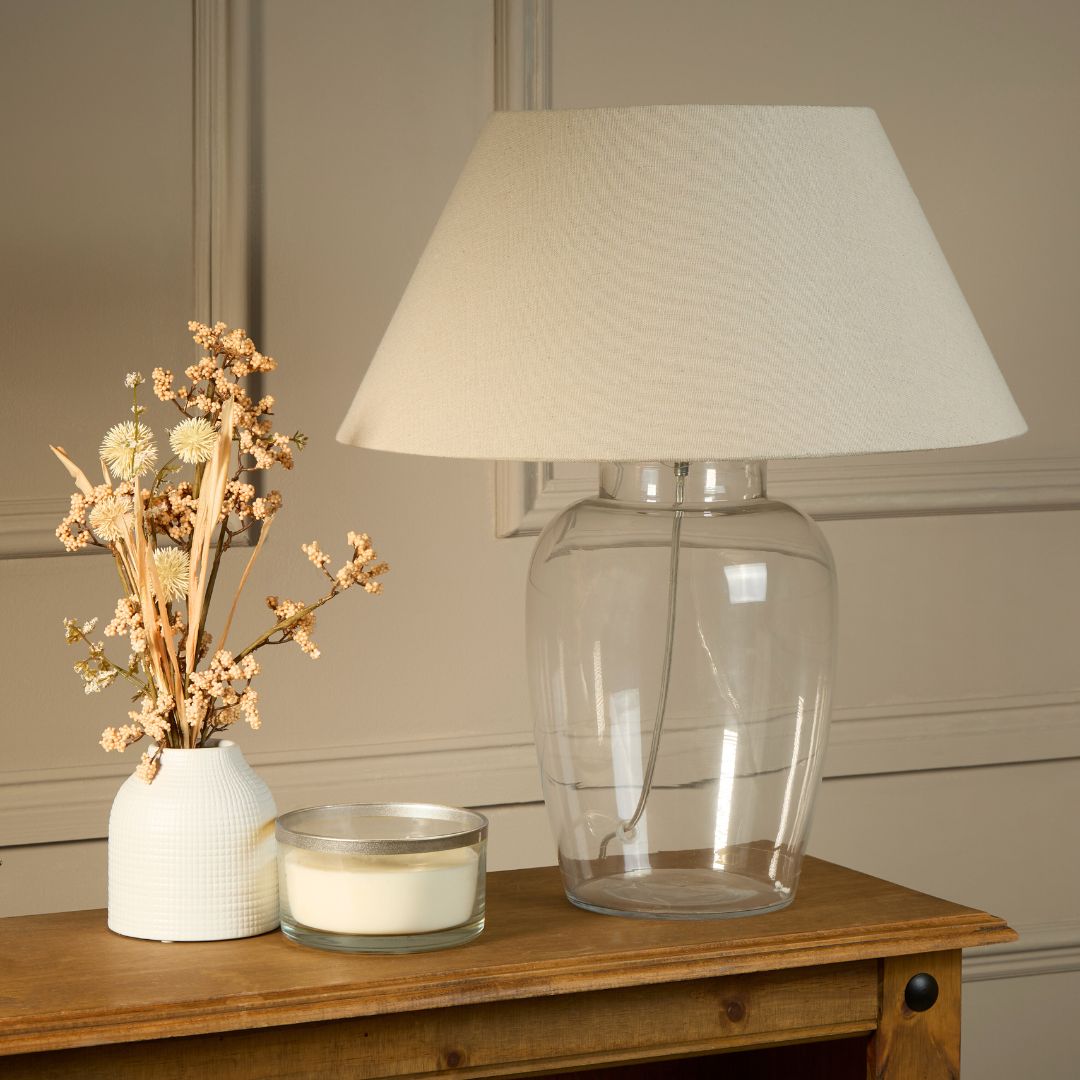 Maxwell Glass Table Lamp