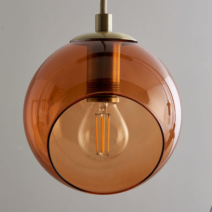 Branco 5 Light Antique Brass Ceiling Pendant Bar