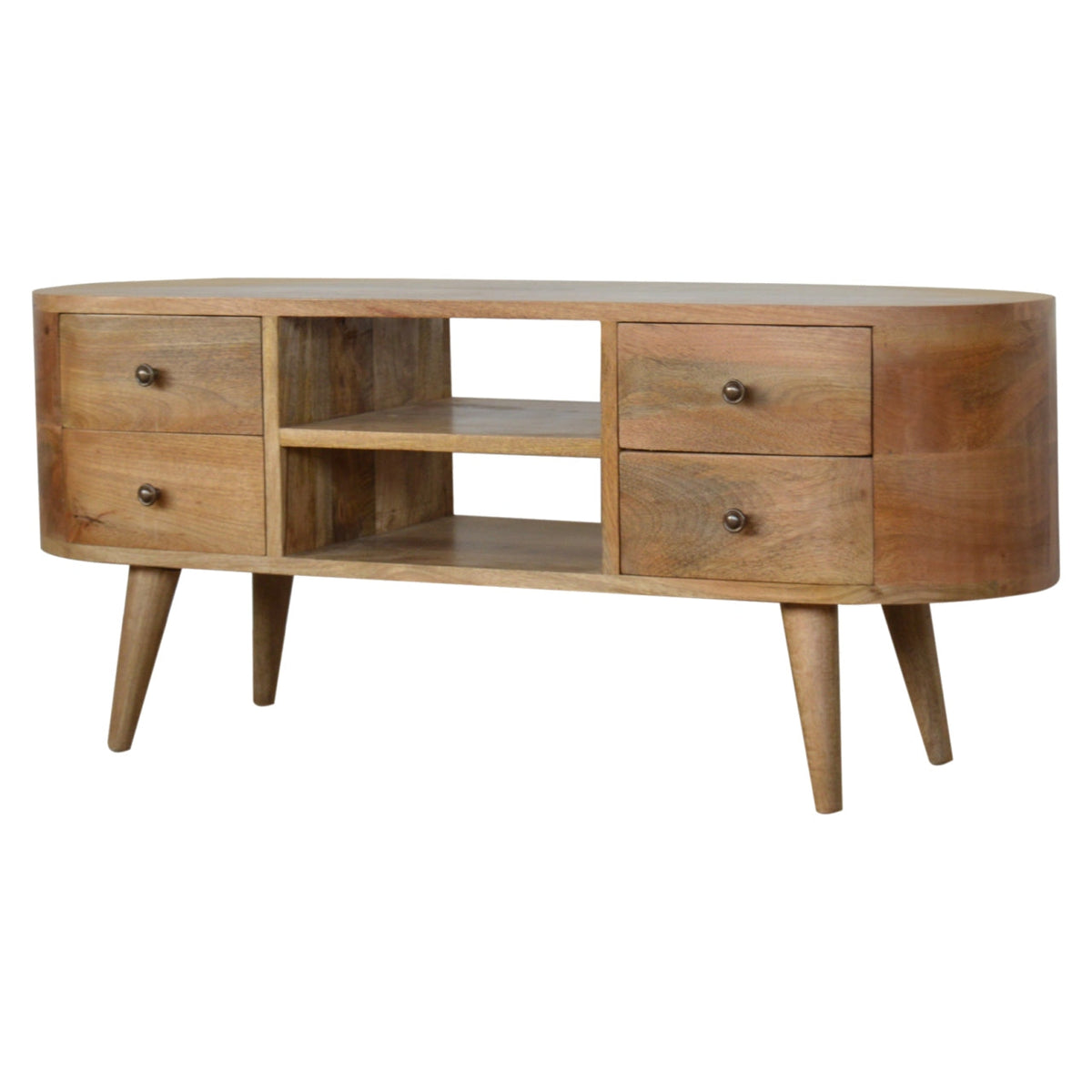 Rounded Entertainment Unit   BlissVeranda