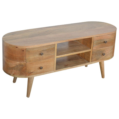 Rounded Entertainment Unit   BlissVeranda