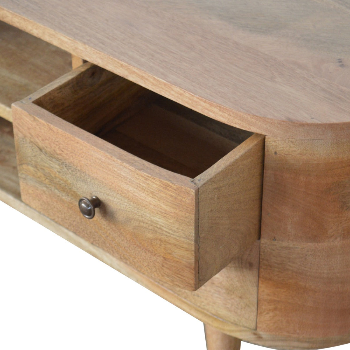 Rounded Entertainment Unit   BlissVeranda