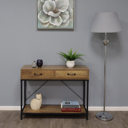 Giona Polished Chrome & Grey Floor Lamp