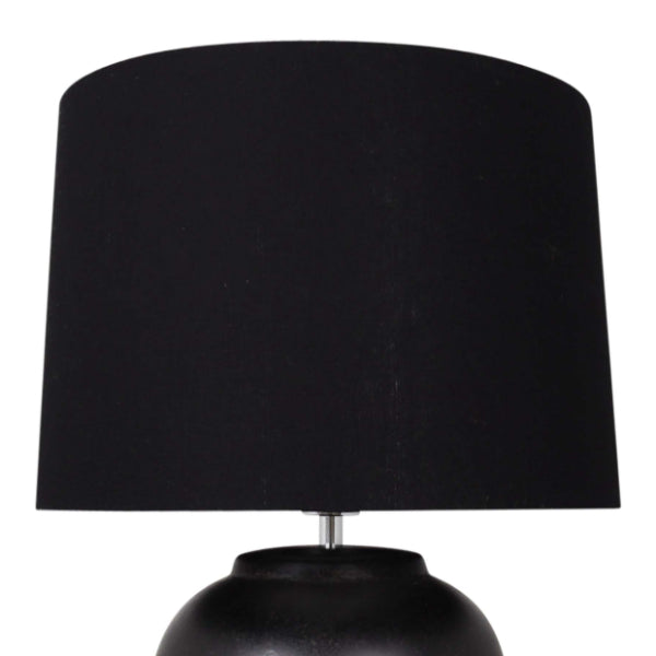 Belen Black Ceramic Table Lamp