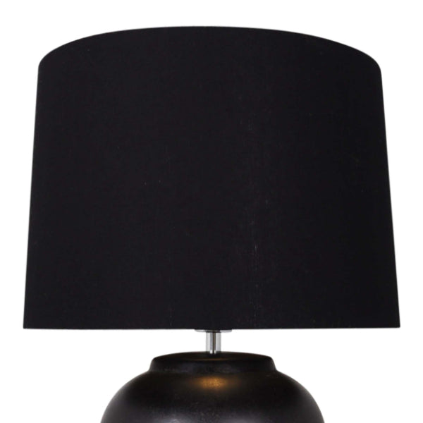 Belen Black Ceramic Table Lamp
