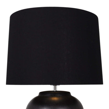 Belen Black Ceramic Table Lamp