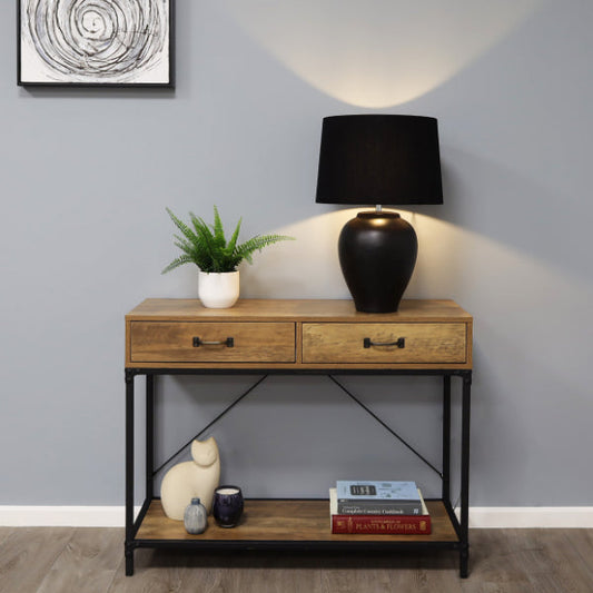 Belen Black Ceramic Table Lamp