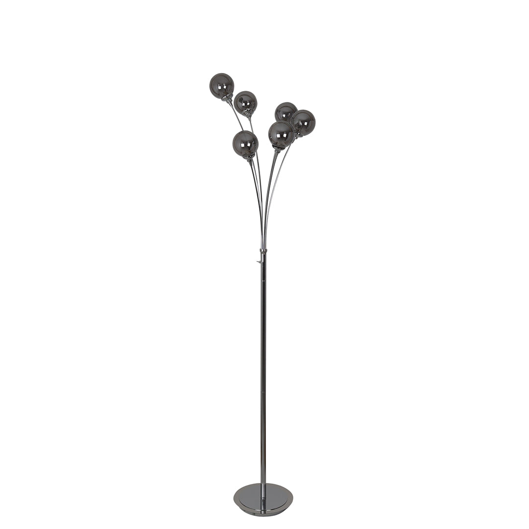 Bungo Polish Chrome Floor Lamp