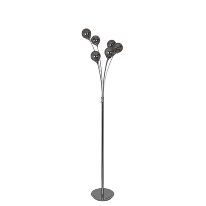 Bungo Polish Chrome Floor Lamp