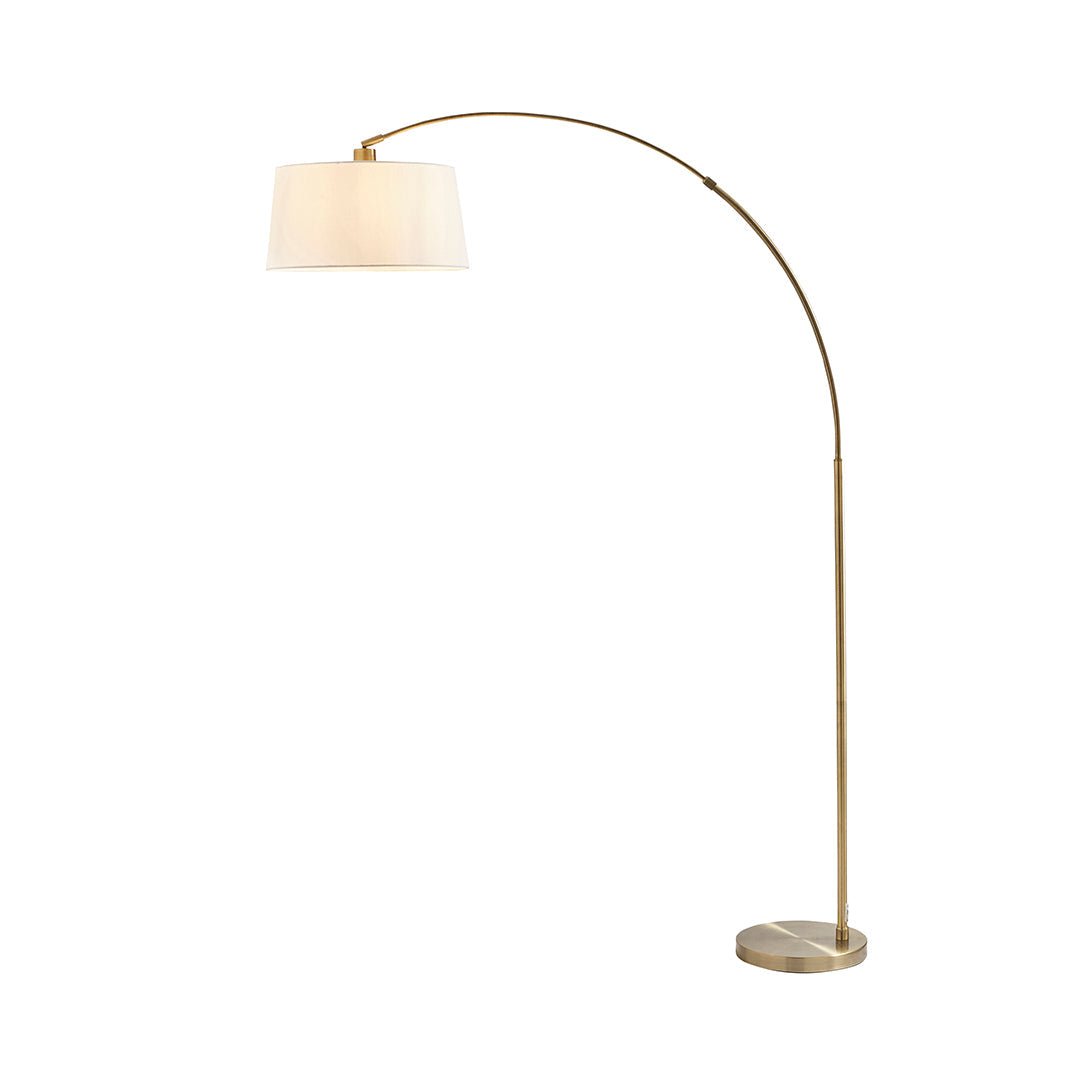 Jive Antique Brass Arc Floor Lamp