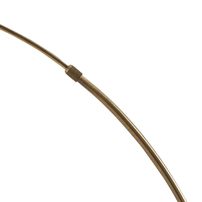 Jive Antique Brass Arc Floor Lamp