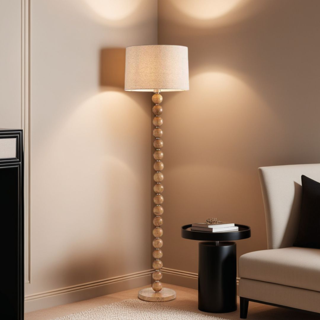 Kayleigh Wooden Floor Lamp