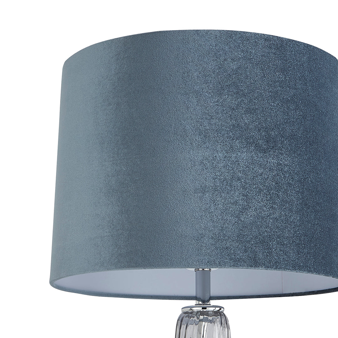 Alura Tapered Blue Ombre Glass Table Lamp