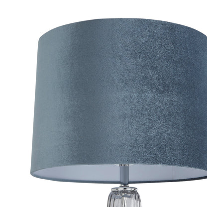 Alura Tapered Blue Ombre Glass Table Lamp