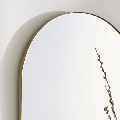 Stoob Champagne Oval Mirror