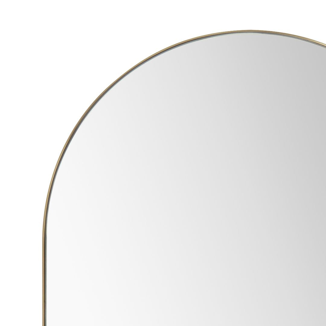 Stoob Champagne Oval Mirror