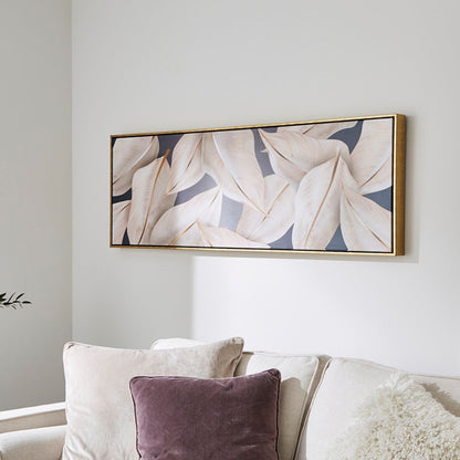 Leaf Gold Canvas Wall Art