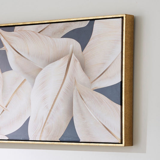 Leaf Gold Canvas Wall Art