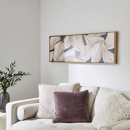 Leaf Gold Canvas Wall Art