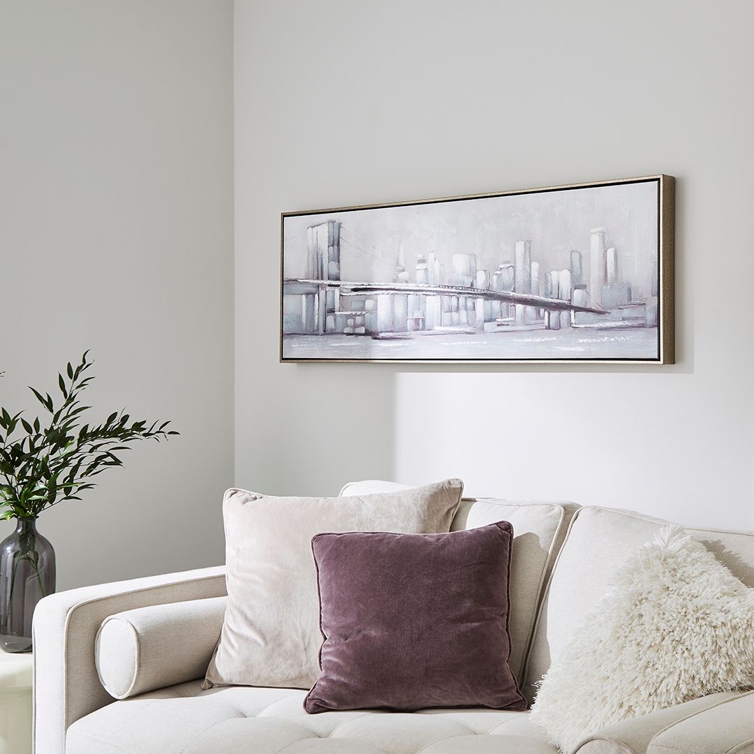 City Life Framed Canvas Wall Art