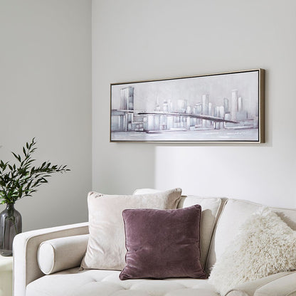 City Life Framed Canvas Wall Art