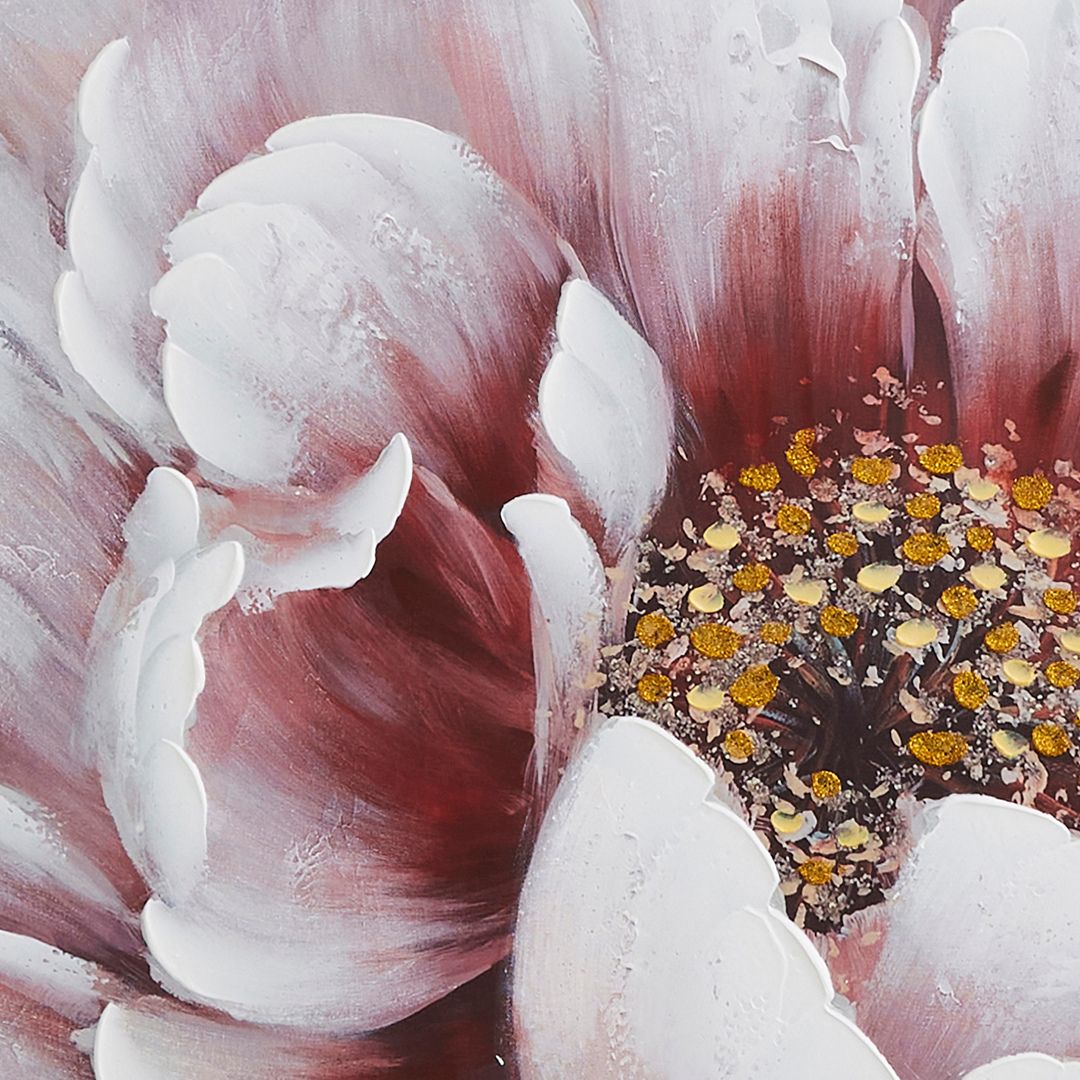 Peony Blush Framed Canvas Wall Art