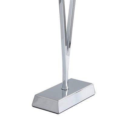 Lizzie Chrome & Navy Touch Table Lamp