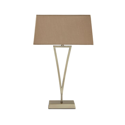 Lizzie Antique Brass & Champagne Touch Table Lamp