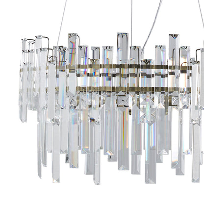 Onega 3 Light Antique Brass & Glass Pendant Ceiling Light